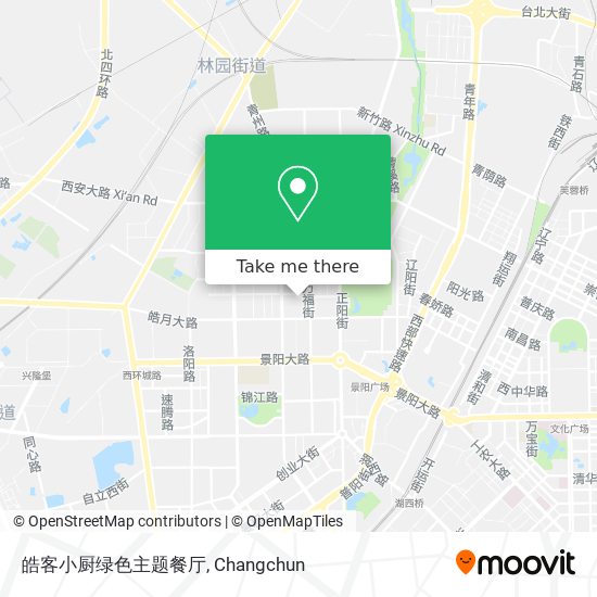 皓客小厨绿色主题餐厅 map