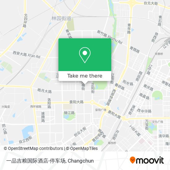 一品吉粮国际酒店-停车场 map