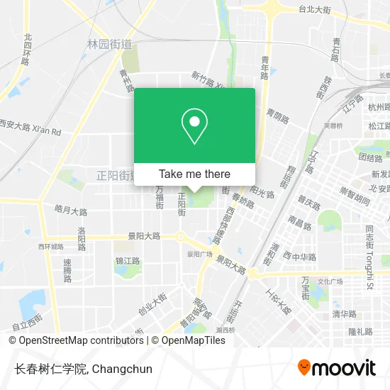长春树仁学院 map