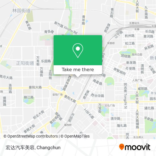 宏达汽车美容 map