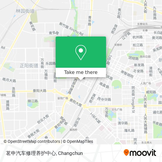 茗申汽车修理养护中心 map