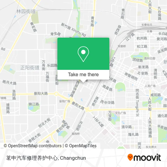 茗申汽车修理养护中心 map