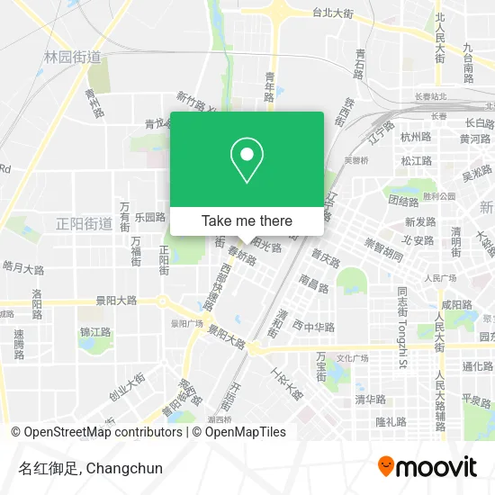 名红御足 map