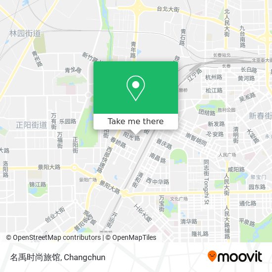 名禹时尚旅馆 map
