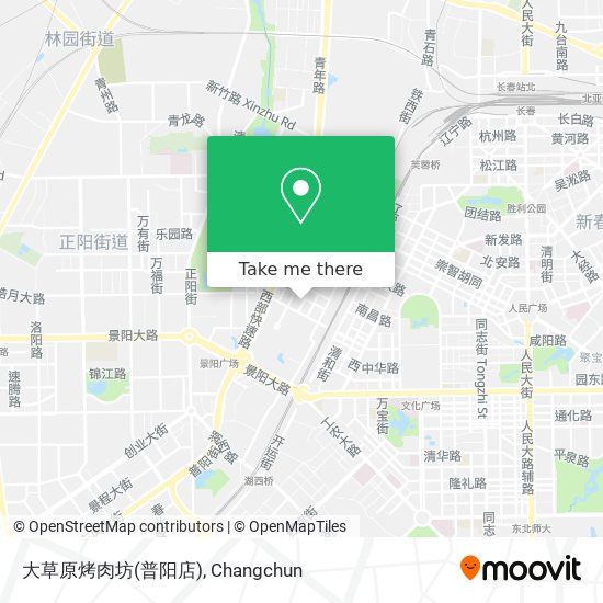 大草原烤肉坊(普阳店) map