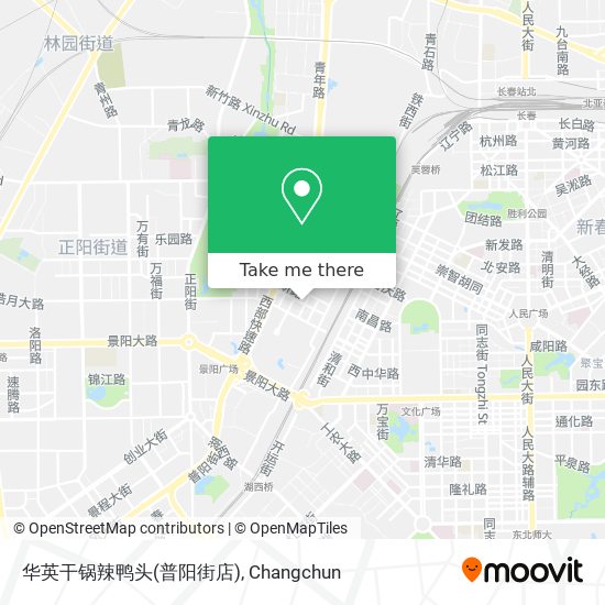 华英干锅辣鸭头(普阳街店) map
