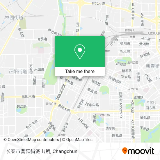 长春市普阳街派出所 map