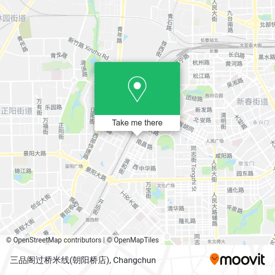 三品阁过桥米线(朝阳桥店) map