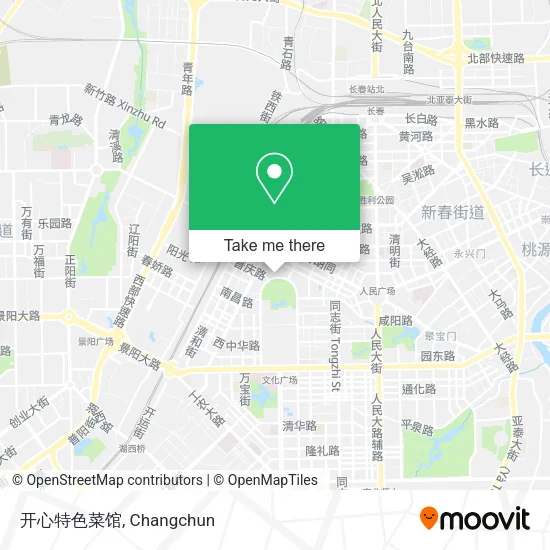 开心特色菜馆 map