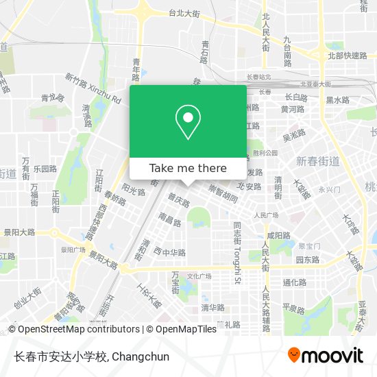 长春市安达小学校 map