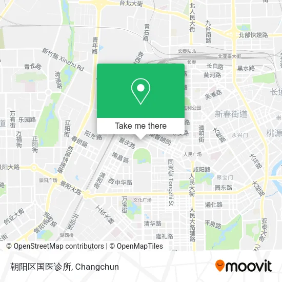 朝阳区国医诊所 map