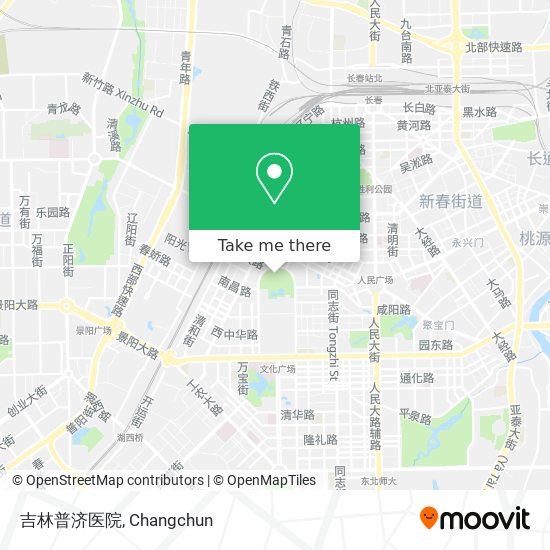 吉林普济医院 map