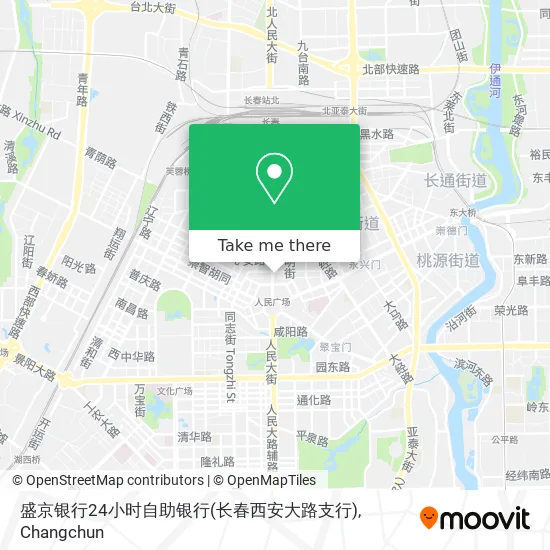 盛京银行24小时自助银行(长春西安大路支行) map