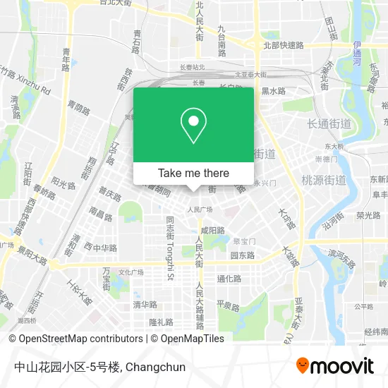 中山花园小区-5号楼 map