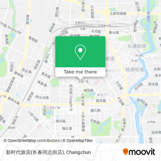 新时代旅店(长春同志街店) map