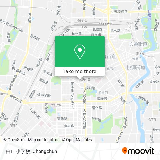 白山小学校 map