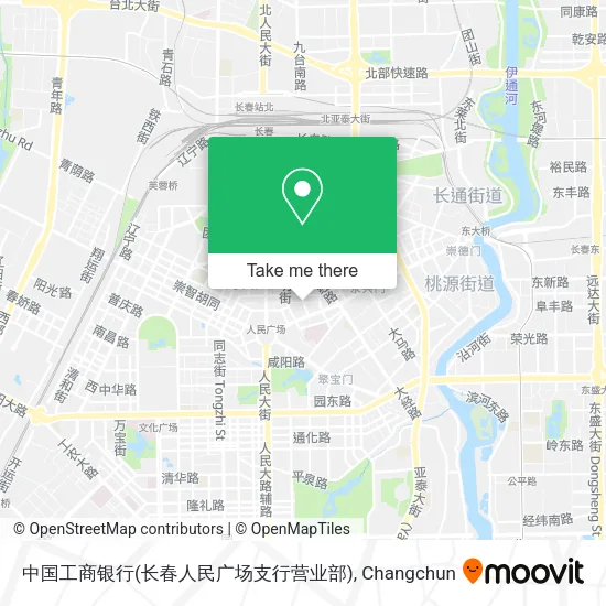 中国工商银行(长春人民广场支行营业部) map