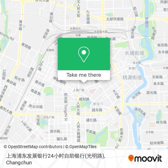 上海浦东发展银行24小时自助银行(光明路) map