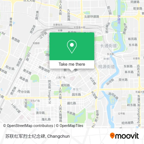 苏联红军烈士纪念碑 map