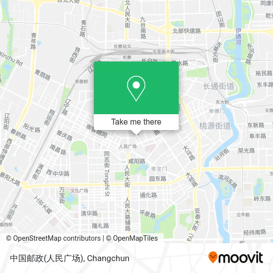 中国邮政(人民广场) map