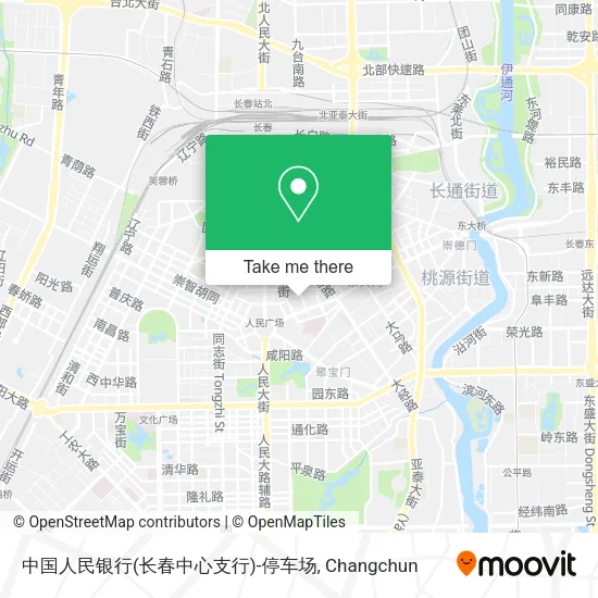 中国人民银行(长春中心支行)-停车场 map