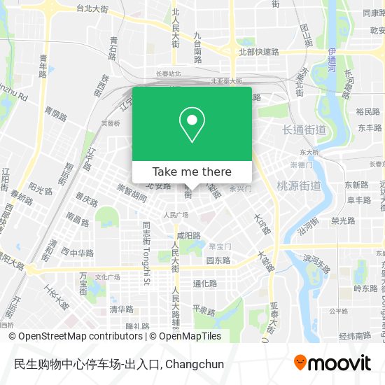 民生购物中心停车场-出入口 map