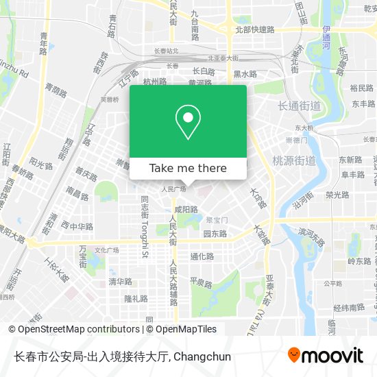 长春市公安局-出入境接待大厅 map