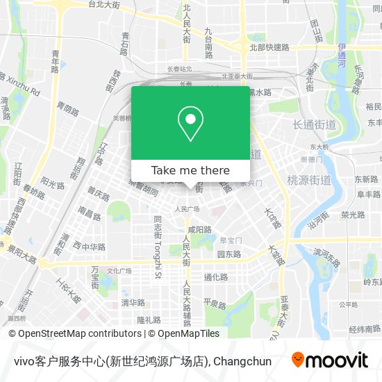 vivo客户服务中心(新世纪鸿源广场店) map