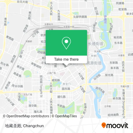 地藏圣殿 map