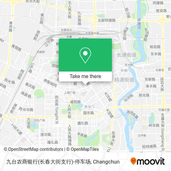 九台农商银行(长春大街支行)-停车场 map