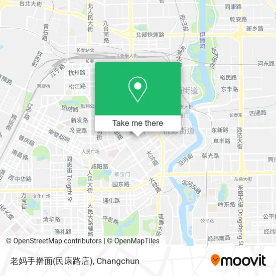 老妈手擀面(民康路店) map