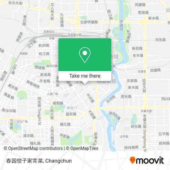 春园饺子家常菜 map