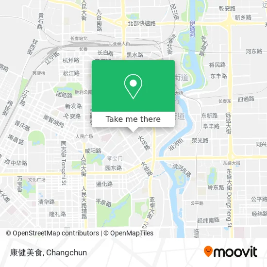 康健美食 map