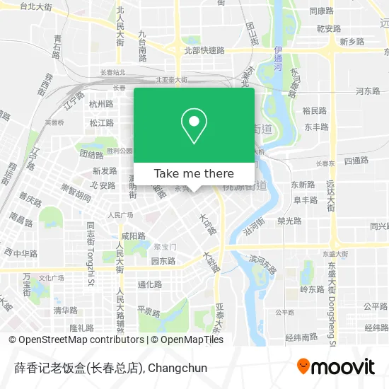 薛香记老饭盒(长春总店) map
