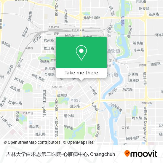 吉林大学白求恩第二医院-心脏病中心 map