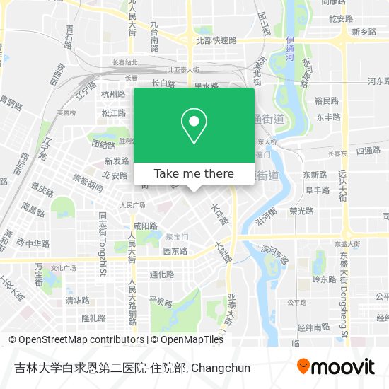 吉林大学白求恩第二医院-住院部 map