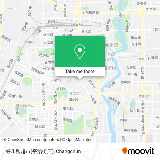 好乐购超市(平治街店) map