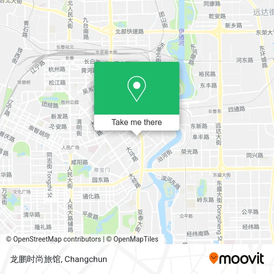 龙鹏时尚旅馆 map