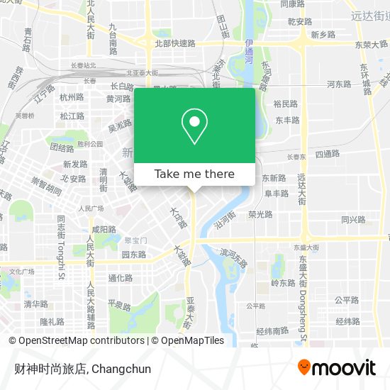财神时尚旅店 map
