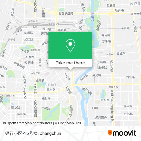 银行小区-15号楼 map