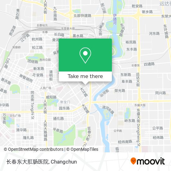 长春东大肛肠医院 map