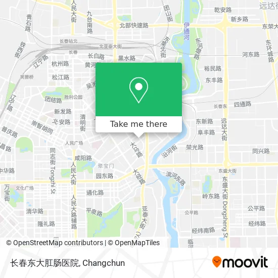 长春东大肛肠医院 map