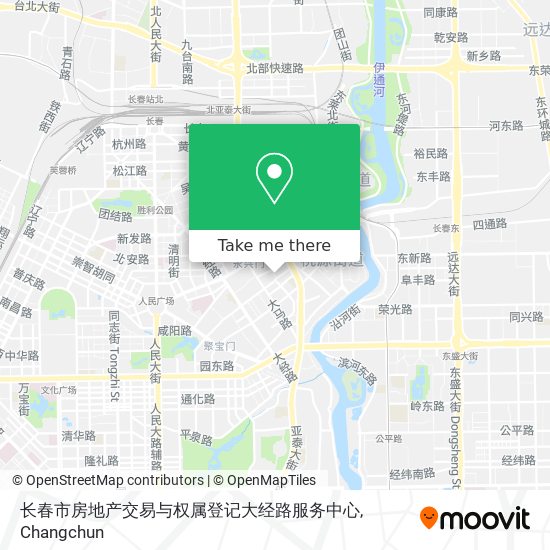 长春市房地产交易与权属登记大经路服务中心 map