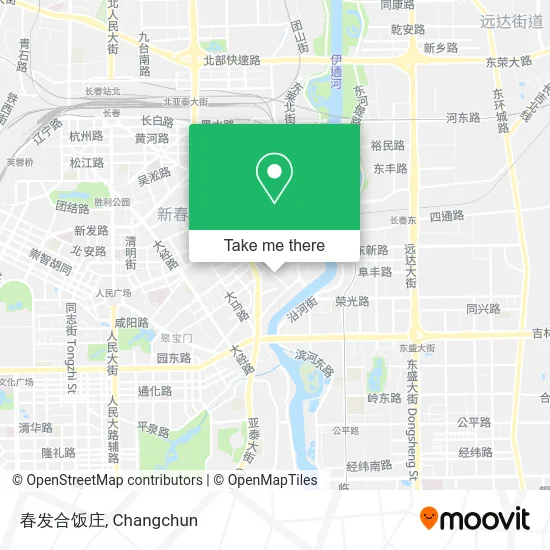 春发合饭庄 map