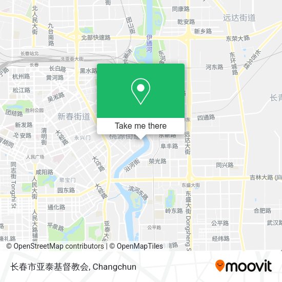 长春市亚泰基督教会 map