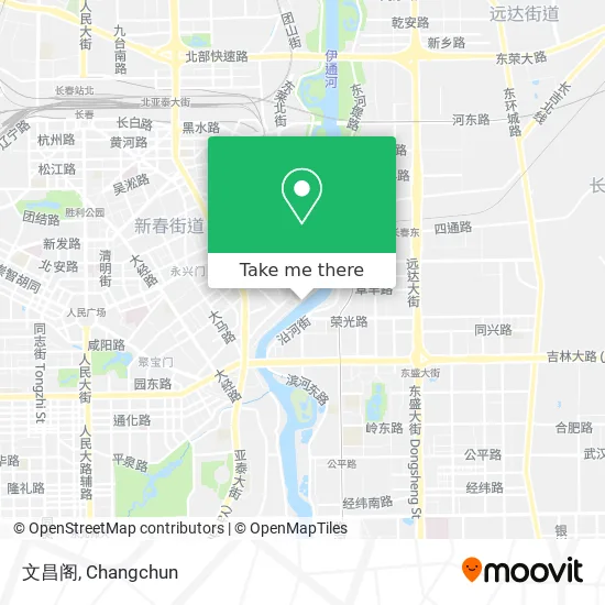 文昌阁 map