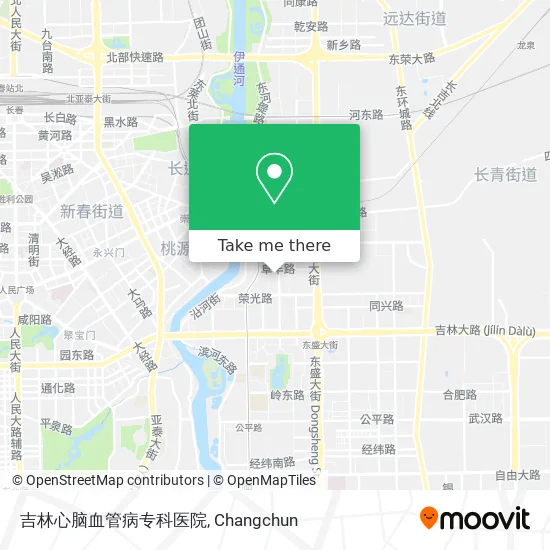 吉林心脑血管病专科医院 map