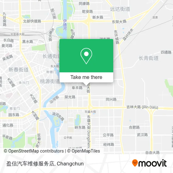 盈信汽车维修服务店 map
