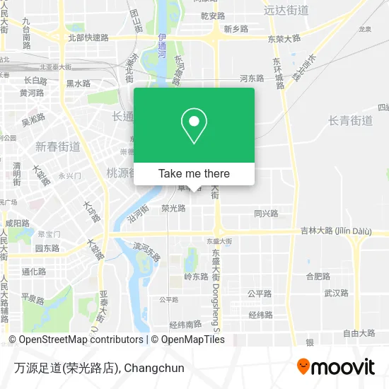 万源足道(荣光路店) map