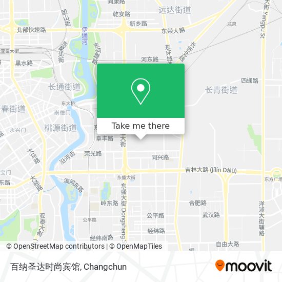 百纳圣达时尚宾馆 map